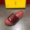 Dép Fendi nam siêu cấp đỏ logo đỏ DFD02