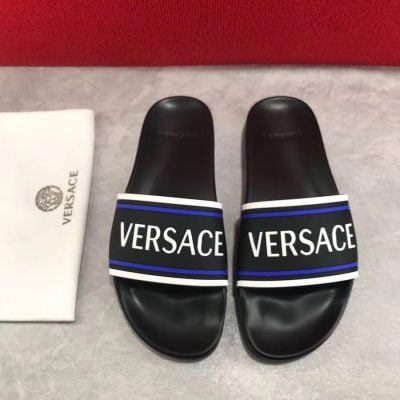 Dép Versace nam siêu cấp hoạ tiết Olympus DVS06