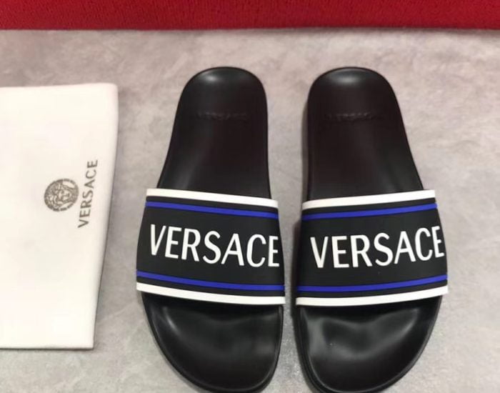 Dép Versace nam siêu cấp hoạ tiết Olympus DVS06