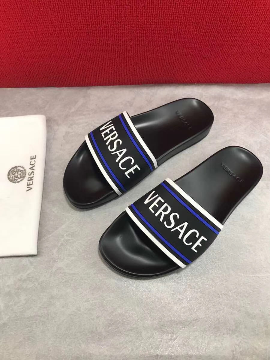 Dép Versace nam siêu cấp hoạ tiết Olympus DVS06