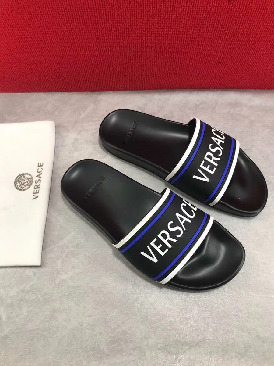 Dép Versace nam siêu cấp hoạ tiết Olympus DVS06