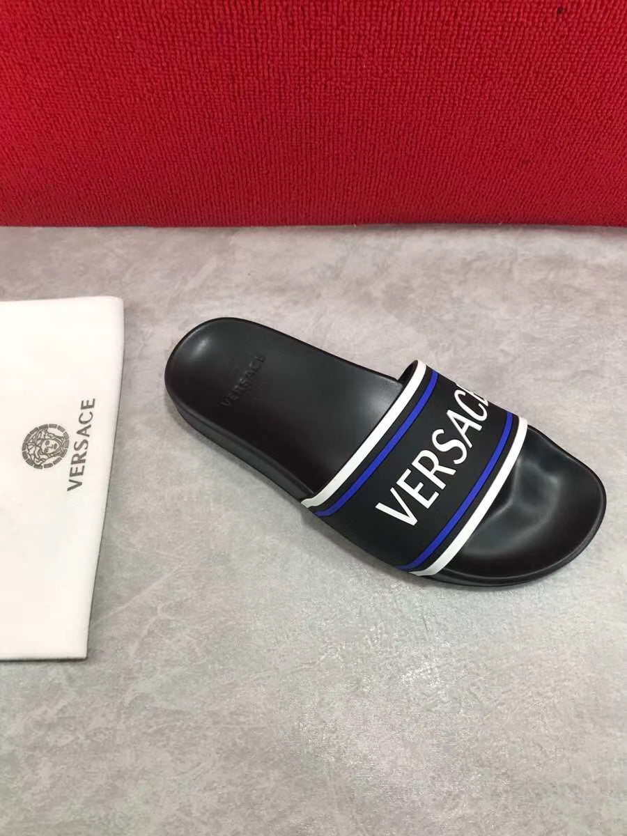 Dép Versace nam siêu cấp hoạ tiết Olympus DVS06