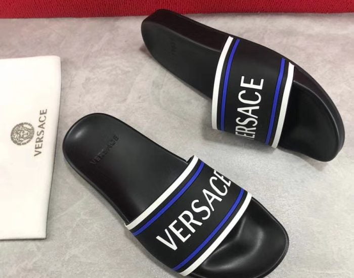 Dép Versace nam siêu cấp hoạ tiết Olympus DVS06