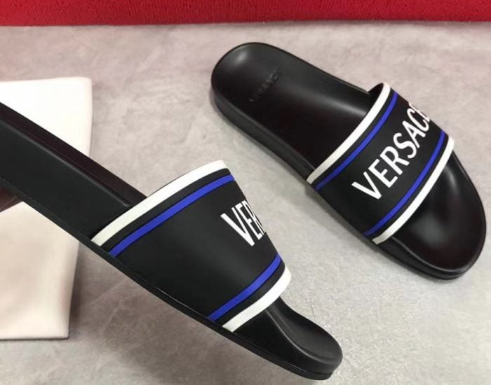 Dép Versace nam siêu cấp hoạ tiết Olympus DVS06