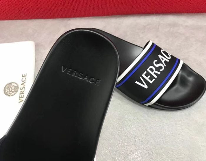 Dép Versace nam siêu cấp hoạ tiết Olympus DVS06