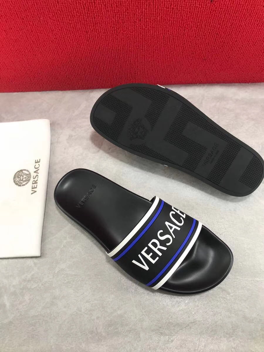 Dép Versace nam siêu cấp hoạ tiết Olympus DVS06