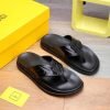 Dép Fendi nam siêu cấp kẹp ngón họa tiết logo dập chìm DFD14