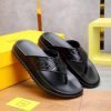 Dép Fendi nam siêu cấp kẹp ngón họa tiết logo dập chìm DFD14