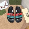 Dép Gucci Interlocking G Slide Red and Blue
