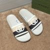 Dép Gucci Interlocking G Slide White