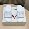Dép nam Dolce Gabbana full trắng logo chìm