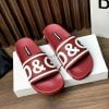 Dép nam Dolce Gabbana chữ logo trắng