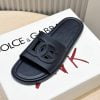 Dép Nam Dolce Gabbana siêu cấp quai đen logo chìm