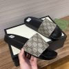 Dép nam Gucci Slide Grey Monogram