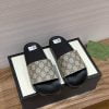Dép nam Gucci Slide Grey Monogram