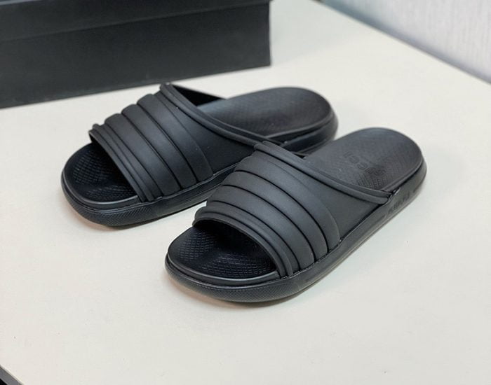 Dép nam Gucci siêu cấp Web Slide Sandal Full đen