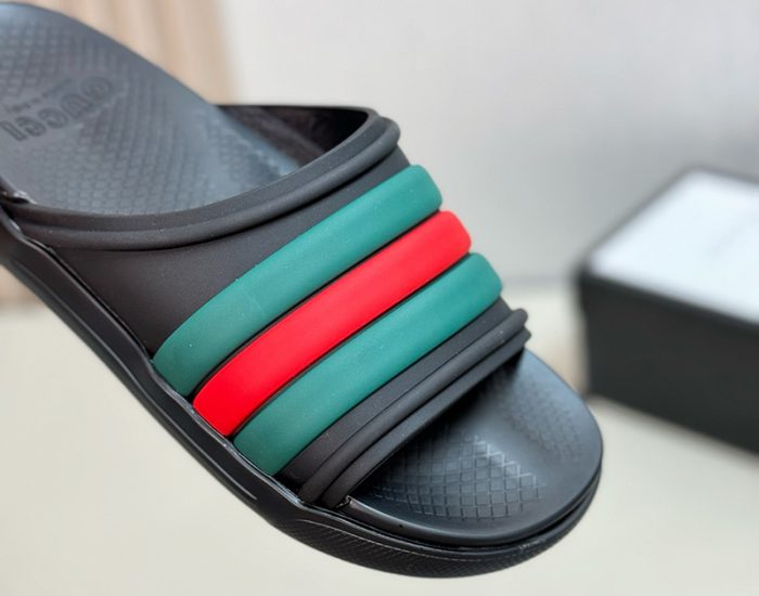 Dép nam Gucci siêu cấp Web Slide Sandal xanh đỏ