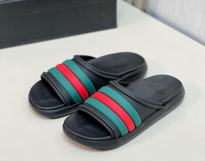 Dép nam Gucci siêu cấp Web Slide Sandal xanh đỏ