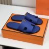 Dép nam Hermes full xanh đế gỗ Like Auth