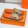 Dép nam Hermes màu bee lót cam Like Auth