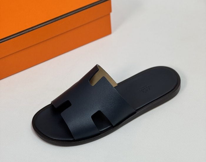 Dép nam Hermes quai taiga full xanh Like Auth