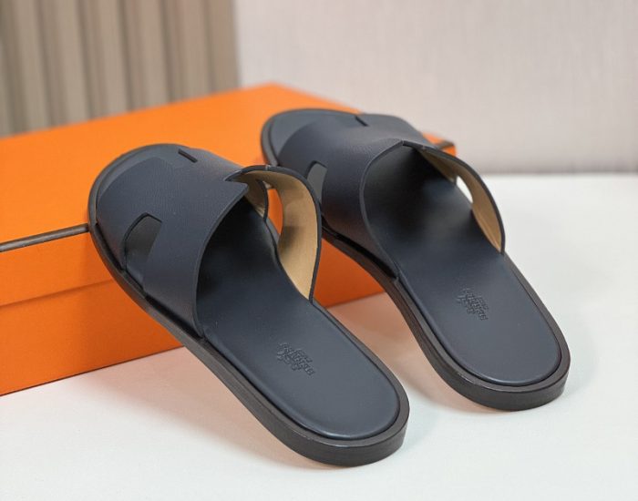 Dép nam Hermes quai taiga full xanh Like Auth
