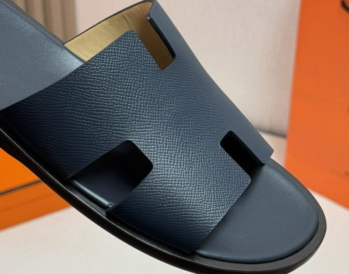 Dép nam Hermes quai taiga full xanh Like Auth