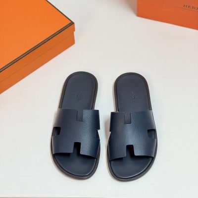 Dép nam Hermes quai taiga full xanh Like Auth