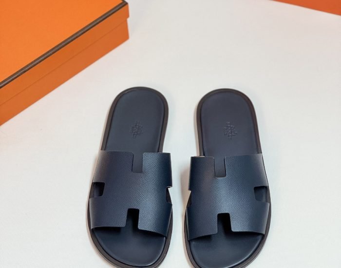 Dép nam Hermes quai taiga full xanh Like Auth