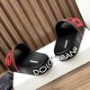 Dép Dolce Gabbana quai ngang họa tiết chữ đỏ