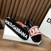 Dép quai ngang Dolce Gabbana quai đỏ chữ trắng