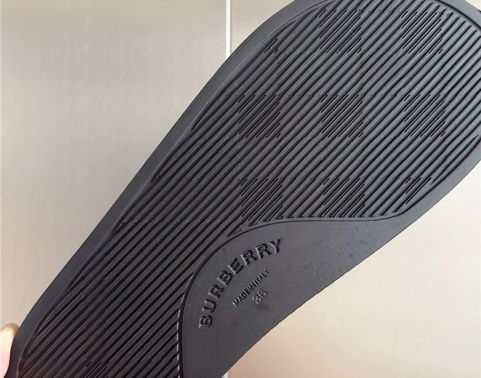 Dép Burberry Vintage Check Print Slides Archive Beige Like Auth