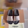 Dép Burberry Vintage Check Print Slides Archive Beige Like Auth
