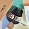 Dép Burberry Vintage Check Print Slides Archive Beige Like Auth