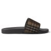 Dép Nam Burberry Check Cotton and Mesh Slides Like Auth