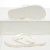 Dép tông Louis Vuitton màu trắng họa tiết logo nhỏ